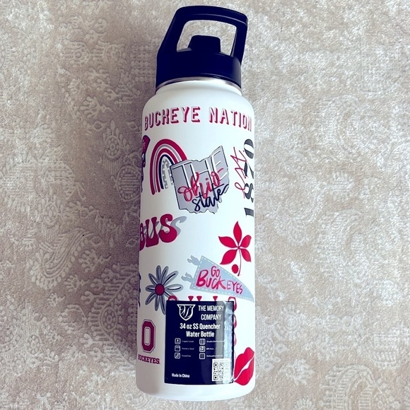Brand New The Memory Company Ohio State 34 Oz Stainless Steel Water Bottle - Picture 10 of 10
